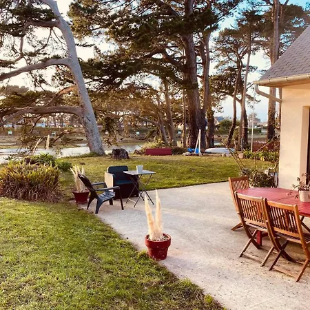 Villa Avec Wifi, Jardin, Sur L'etang De Ploumanac'h A - Ref 406 Perros-Guirec